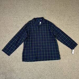 Nautica Vintage Button-Up Sleepwear Shirt US Men's L New